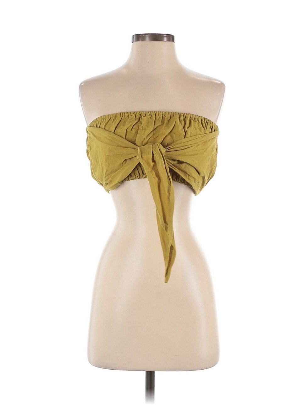 mirah maja Cropped Tie Front Top Cotton XS/S
